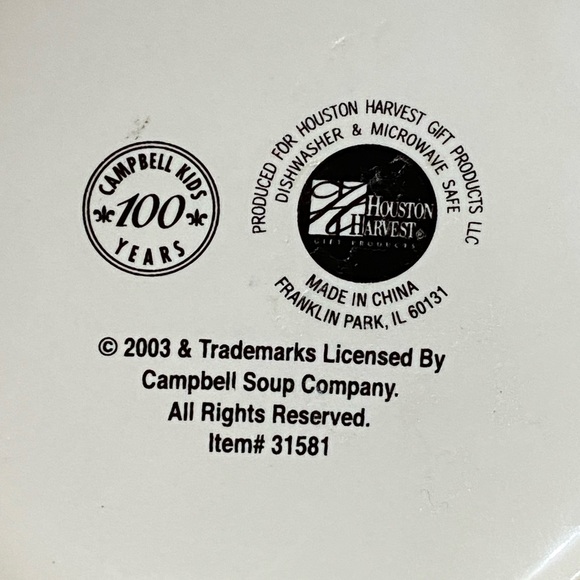 Campbells Soup Kids 100 Years Anniversary Mug 1904-2004 - Picture 4 of 5